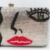 Beauty Face Bags Crystal Evening Clutch Little Diamond Wedding Bag Luxury Rhinestone Women Formal Bags Handbags Bridal Clutches