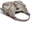 Vintage Women Handbags Fashion Leopard Shoulder Bag Top-handle Handbag Satchel Dumpling Shoulder Bag Tote Hobos Large Purse