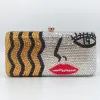 Beauty Face Bags Crystal Evening Clutch Little Diamond Wedding Bag Luxury Rhinestone Women Formal Bags Handbags Bridal Clutches