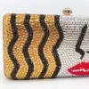 Beauty Face Bags Crystal Evening Clutch Little Diamond Wedding Bag Luxury Rhinestone Women Formal Bags Handbags Bridal Clutches