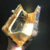 Leopard Print Women Evening Clutch Bags Diamond Dinner Purses White/Black/Gold Luxury Lady Rhinestone Party Prom Clutches Bags