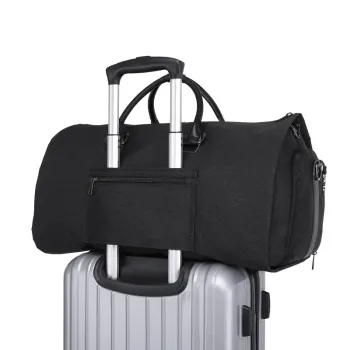 Multifunctional Men Duffle Bag Large Luggage Bags Foldable Waterproof Travel Suit Storage Bag with Shoes Pouch bag organizer