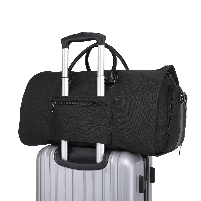 Multifunctional Men Duffle Bag Large Luggage Bags Foldable Waterproof Travel Suit Storage Bag with Shoes Pouch bag organizer