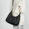 Burminsa Natural Cow Genuine Leather Underarm Shoulder Bags For Women 2026 Luxury Designer Crossbody Purses Hobo Ladies Handbags