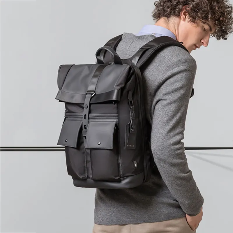 Backpack for men's high-end business commuting backpack travel large capacity backpack student school bag