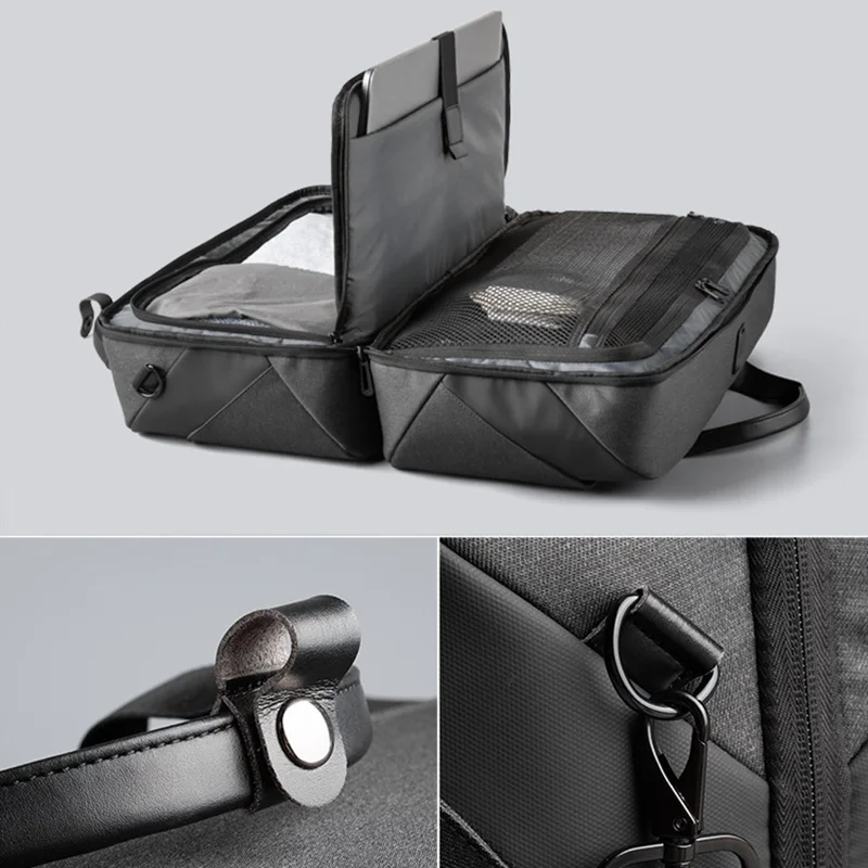 Men's Fitness Bag Outdoor Casual Business Handbag Waterproof and Wear-Resistant Large Travel Duffle Business Shoulder Bag