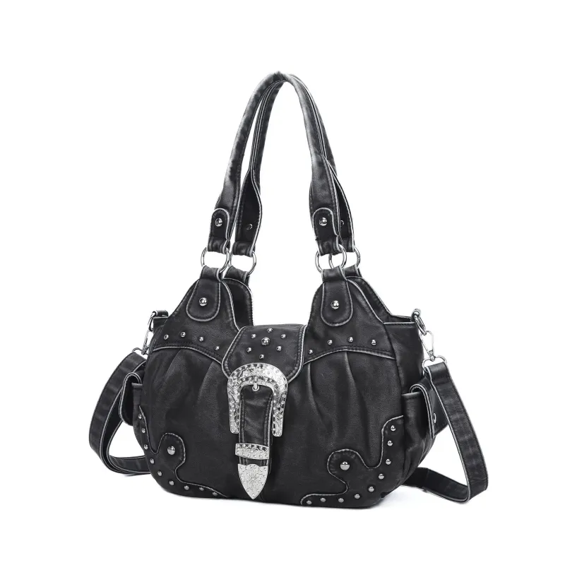 Women Handbag Stitching Leopard Top-handle Shoulder Bag PU Dumpling Pack Multi-pockets Shoulder Bags Phone Money Pack