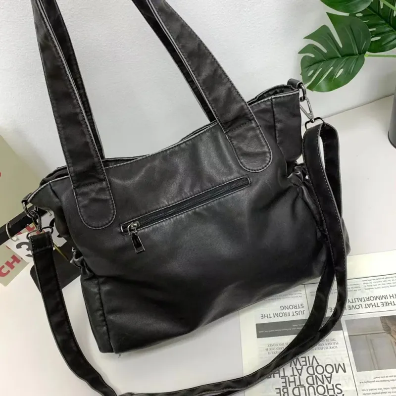 Venn Angel Large Capacity Women's Handbag Fashion Shoulder Tote Bag Top-Handle Multifunctional Satchel Lady Shopping Purse