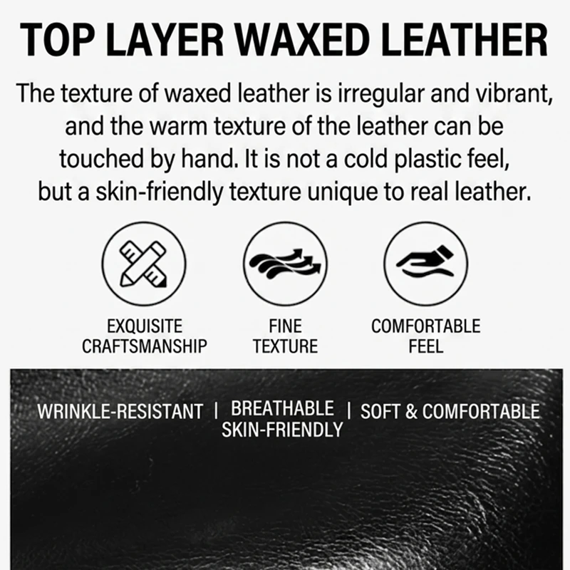 BURMINSA Luxury Genuine Leather Handbags For Women 2026 Designer Glossy Chain Shoulder Bags Oil Wax Crossbody Purses Hobo Totes