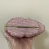 Full Diamond Evening Bags Luxury Designer Pink Rabbit Shaped Crystal Clutches Women Rhinestone Clutch Party Purse Handbags