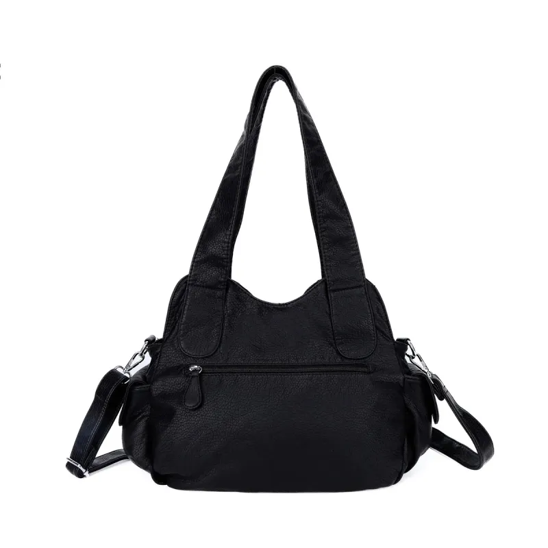 Large Handbag Fashion Women Shoulder Bag Casual Hobo Handbag Satchel Vintage Women's Bag Cell Phone Pocket Purse
