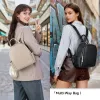 Venn Women's Backpack Genuine Leather Fashion Ladies Shoulder Bag Casual Student School Bag Multifunctional Travel Backpack