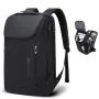 New Men's Business Backpack Large Capacity Travel Computer Bag Korean Style Double Shoulder Bag for Travel And Work