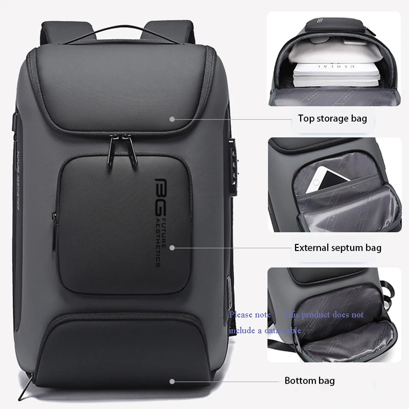 New backpack men's backpack men's large capacity business laptop backpack outdoor travel backpack