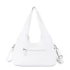 Angel kiss Women Handbags Fashion Shoulder Bag Large Black Tote Top-handle Shopping Pack Multiple Pockets Satchel Lady Purse