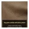 BURMINSA Luxury Genuine Leather Tote Bags For Women Cowhide Commuter Handbags Minimalist Daily Shopping Travel Shoulder Purses