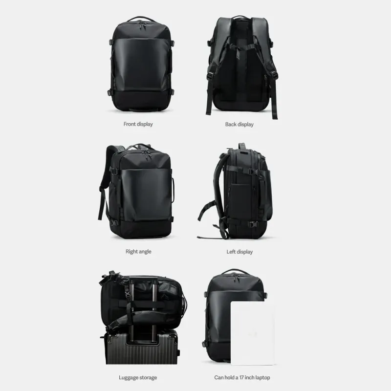 Men Business large-capacity travel backpack multi-functional vacuum compression bag laptop backpack leisure sports bag