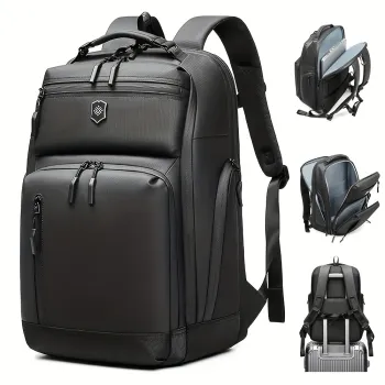 1pc Premium Travel Laptop Backpack - Perfect for Commuters and Frequent Travelers, Long-Lasting and Heavy-Duty Construction, Spa