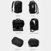 Men business large-capacity travel backpack vacuum compression 17-inch laptop backpack sports bag multi-functional fashion bag