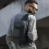 Men's chest bag crossbody bag men's fashion casual shoulder bag side shoulder bag shoulder bag men's chest bag trend