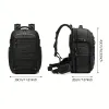 1 DSLR photography bag, multi-functional drone bag, large size with TSA lock, dry wet separation, 17 inch laptop integrated bac