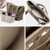 Burminsa Cowhide Genuine Leather Large Capacity Tote Handbags For Women 2025 Luxury Designer Shopper Work Female Shoulder Bags
