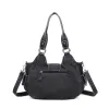 Women Handbag Stitching Leopard Top-handle Shoulder Bag PU Dumpling Pack Multi-pockets Shoulder Bags Phone Money Pack