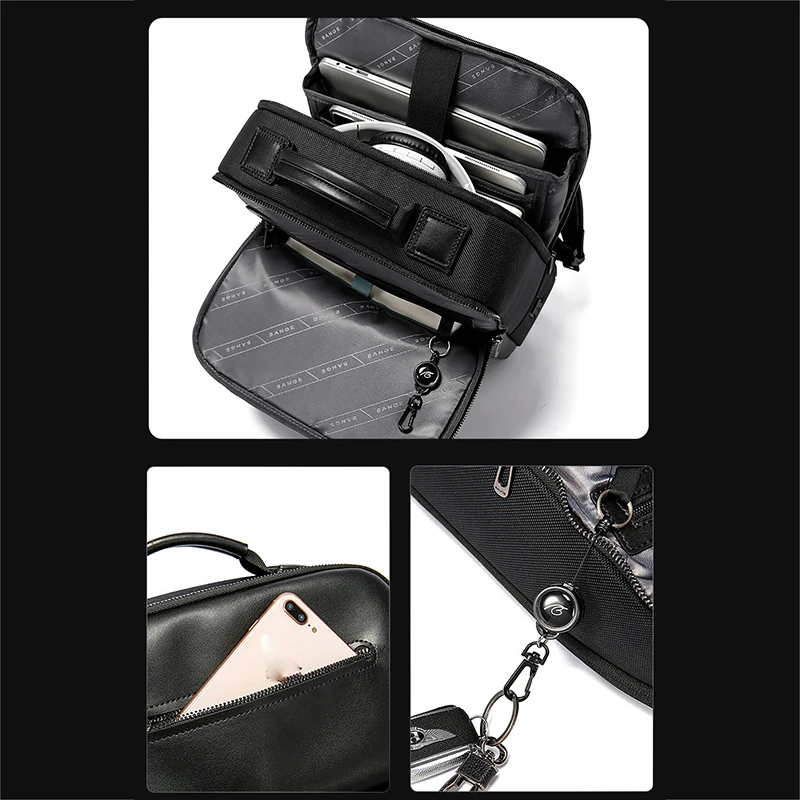 New Backpack Men's Business Commuting Waterproof Laptop Backpack Gift Manufacturer Men's Bag