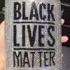 Letter BLACK LIVES Crystal Evening Clutch Handbag for Women Rhinestone Wedding Minaudiere Ladies Gala Dinner Fashion Accessory