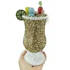 Cocktail Purses Cup Rhinestone Evening Bags Luxury WHTUOHENG Gorgeous Crystal Metal Purses Diamond Handbags Wedding Party Bags