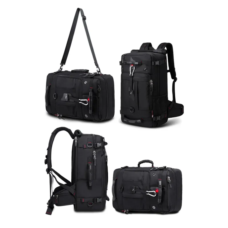 New shoulder bag Oxford cloth travel bag men's outdoor backpack large capacity luggage bag multi-functional hiking and mount