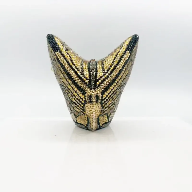Women Butterfly Little Diamond Wedding Women Diamond Purses Evening Party Purses Bridal Clutches Stones Handbags Crystal Clutch