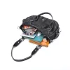 Women Handbag Stitching Leopard Top-handle Shoulder Bag PU Dumpling Pack Multi-pockets Shoulder Bags Phone Money Pack