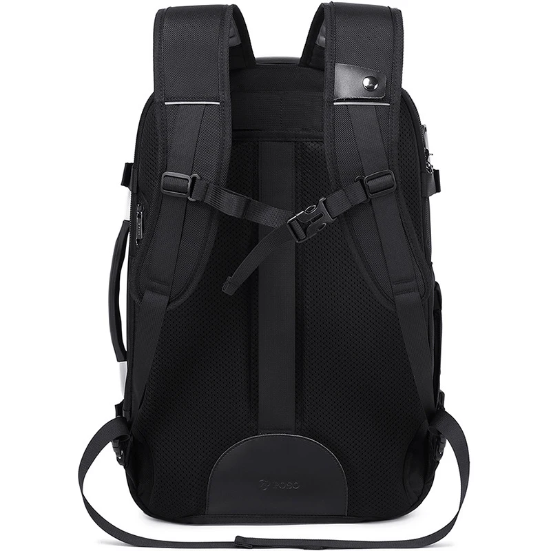 Business travel high-value computer bag shoulders 17-inch short-distance expansion large capacity anti-theft travel backpack men
