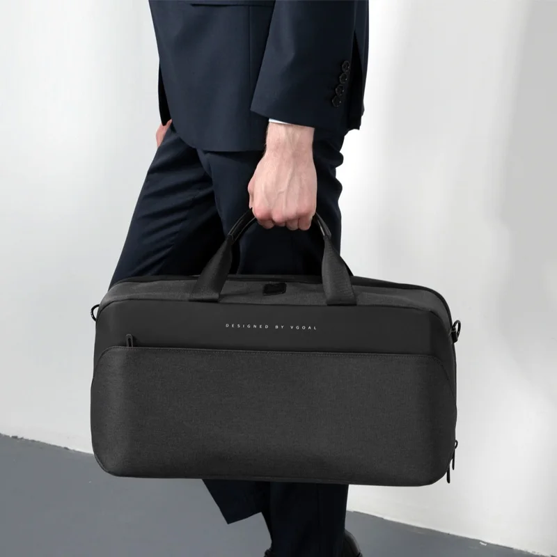 Men's Fitness Bag Outdoor Casual Business Handbag Waterproof and Wear-Resistant Large Travel Duffle Business Shoulder Bag