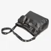 Venn Angel Handbag Soft Leather Shoulder Bag for Women Large Casual Shoulder Bag with Small Bag Vintage Belt Buckle Handbag