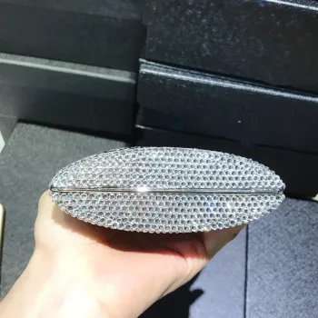 Letter BLACK LIVES Crystal Evening Clutch Handbag for Women Rhinestone Wedding Minaudiere Ladies Gala Dinner Fashion Accessory