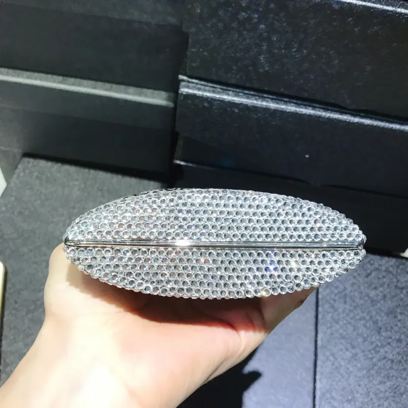 Letter BLACK LIVES Crystal Evening Clutch Handbag for Women Rhinestone Wedding Minaudiere Ladies Gala Dinner Fashion Accessory