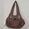 Pink Women's Bag Fashion Handbags Large White Shoulder Bags PU Leather Satchel Large-capacity Shoulder Purse Bag bolsa