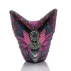 High-End Butterfly Women Evening Party Full Crystal Clutch Lady Diamond Bags Purses Wedding Bridal Bag Rhinestone Clutches