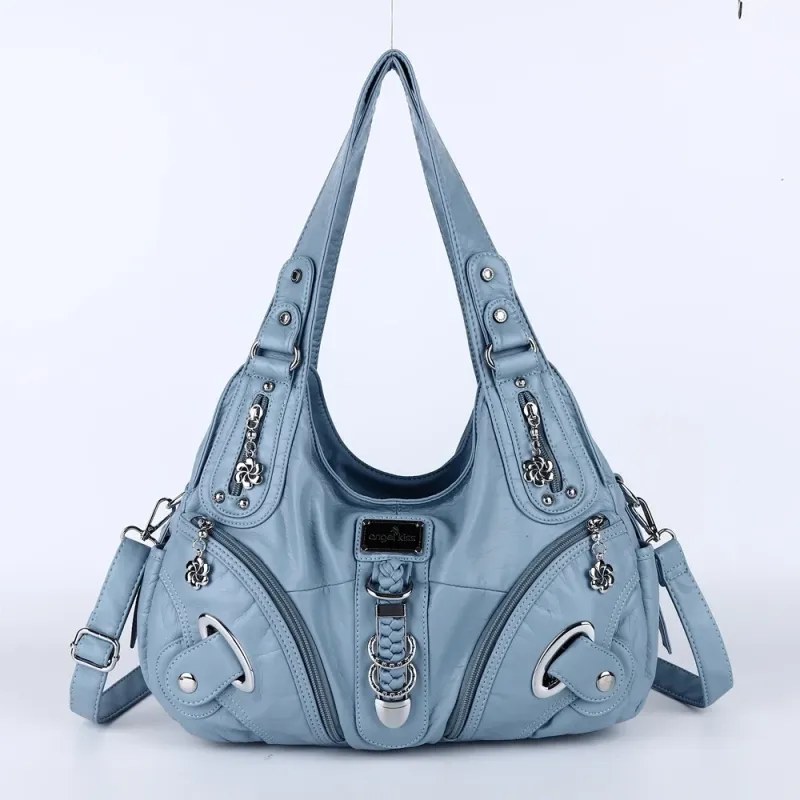 Vintage Women Handbags Fashion Shoulder Bag Large Tote Top-handle Shopping Pack Multifunctional Satchel Lady Hobos Purse