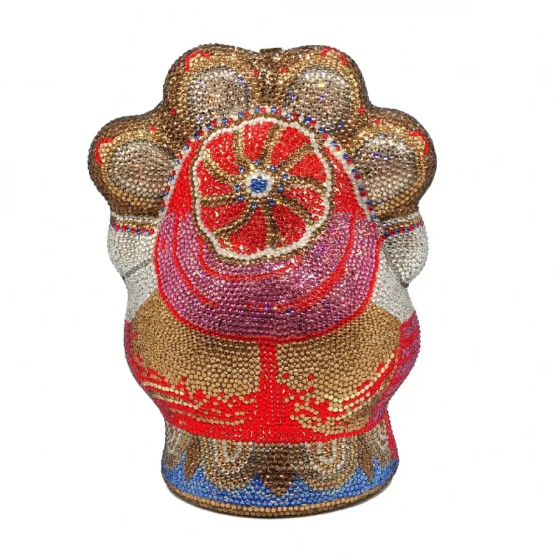 Luxury Elephant Shape LittleDiamond Evening Clutches Purses High-End Crystal Lady Wedding Party Handbags Women Girls Prom Purses