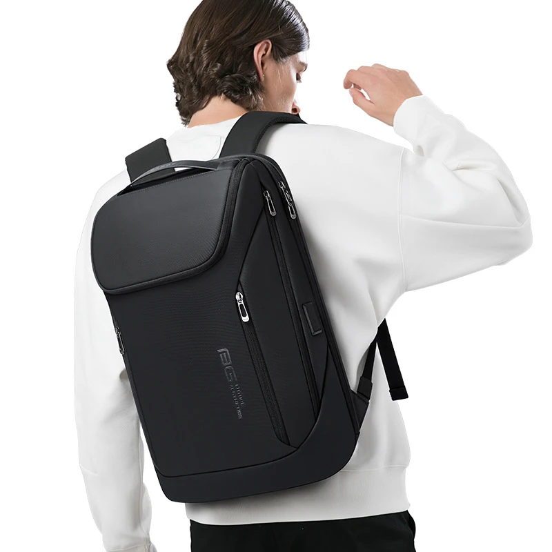 New Men's Business Backpack Large Capacity Travel Computer Bag Korean Style Double Shoulder Bag for Travel And Work