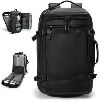 Travel Backpack For Air Travel,Durable Large 35L TSA Flight Approved Carry-on Luggage Hand,Water Resistant Business Rucksack,Wee