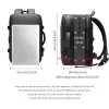 Backpack men's large-capacity business trip short-distance travel bag casual expandable multi-functional computer backpack
