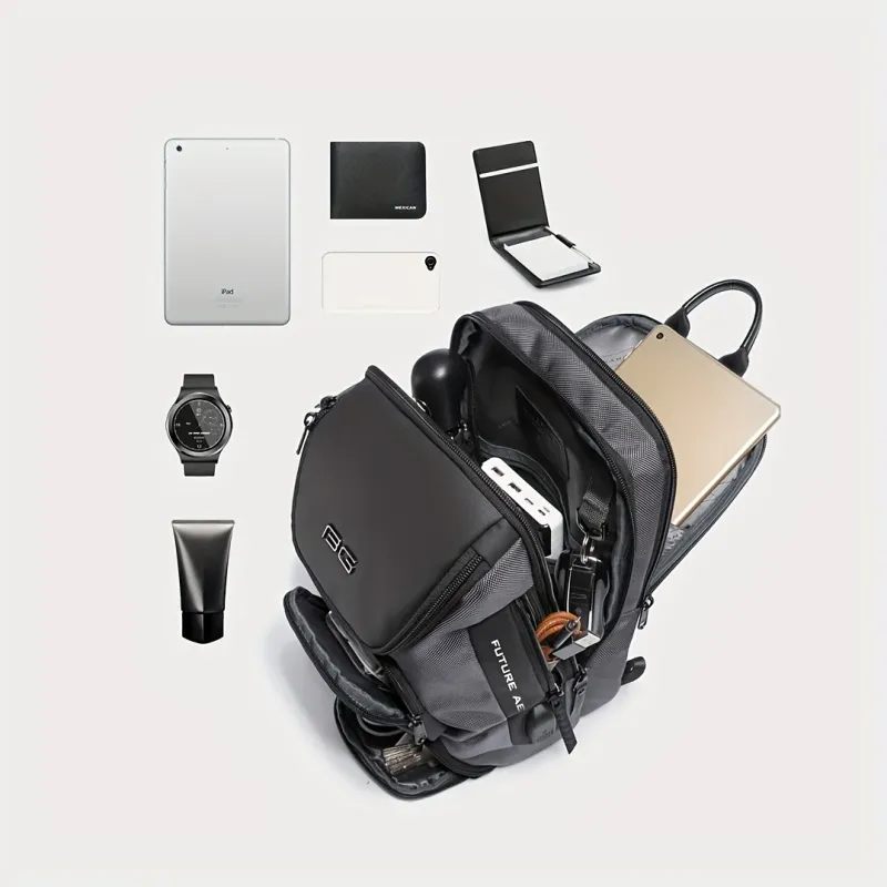 Men's chest bag crossbody bag men's fashion casual shoulder bag side shoulder bag shoulder bag men's chest bag trend