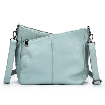 Women's Shoulder Bag Fashion Leather Shoulder Bag Black Leisure Genuine Leather bag Casual Large Capacity Crossbody Bag Wallet
