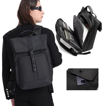 New Backpack Men's Backpack Casual Men's Business Large Capacity Commuting Travel Bag Laptop Bag