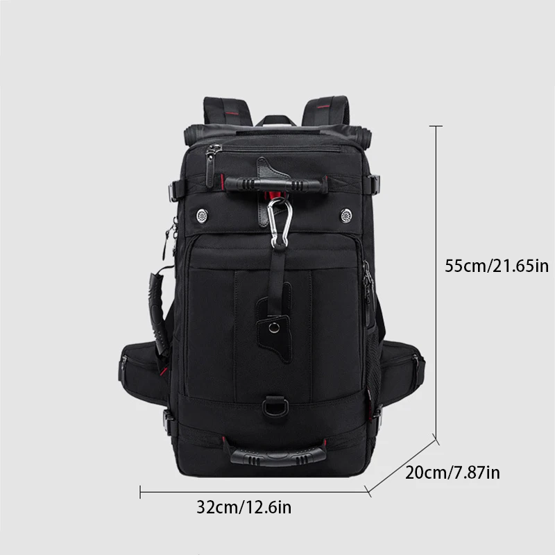 New shoulder bag Oxford cloth travel bag men's outdoor backpack large capacity luggage bag multi-functional hiking and mount