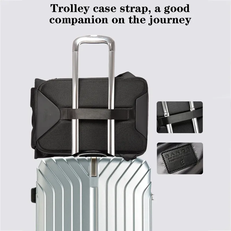 New Backpack Men's Backpack Casual Men's Business Large Capacity Commuting Travel Bag Laptop Bag